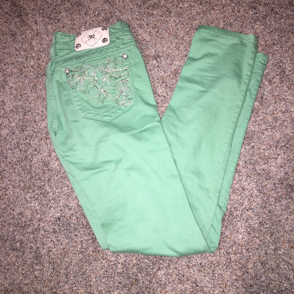 Miss Me turquoise jeans